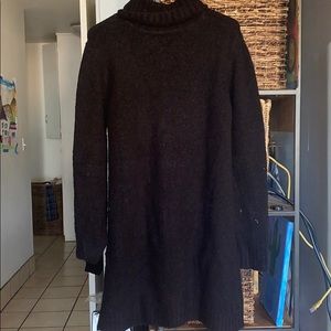 Women's Black Cashmere Turtleneck